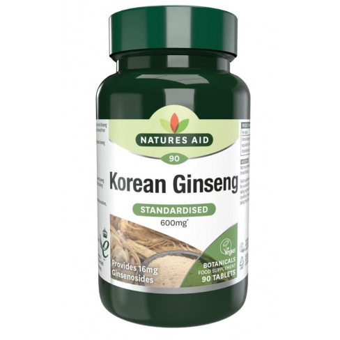 Natures aid korean ginseng 600mg tabletta 90 db